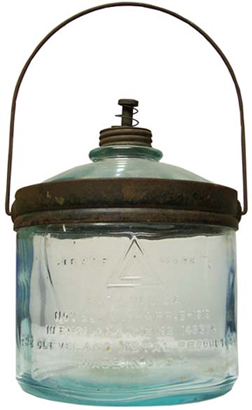 Cleveland Metal Products Kerosene Jar - Ice blue