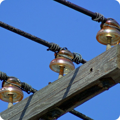 Hemingray Insulators in Use