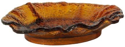 Atterburt Glass Co. Leaf Pickle Dish